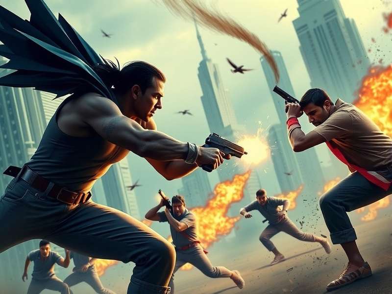 Intense Combat in Chennai Thunder Fighters Chennai Thunder Fighters Combat Scene