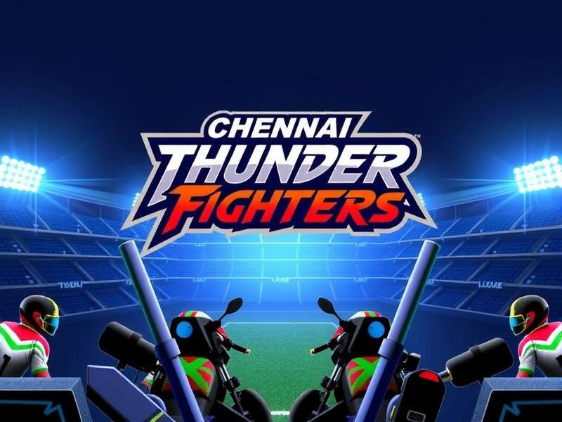 Chennai Thunder Fighters Official Banner Chennai Thunder Fighters Game Banner